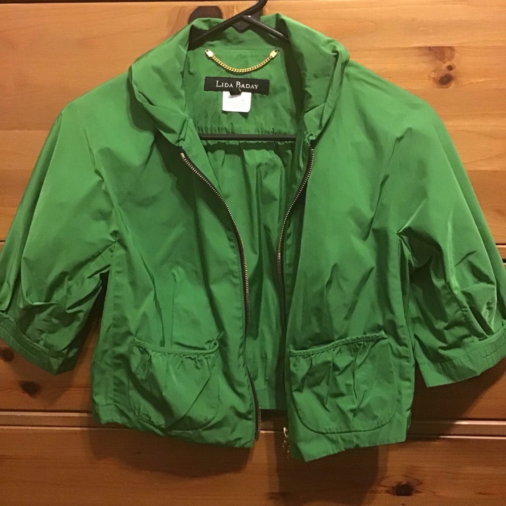 SOLD: Lida Baday Emerald Cropped Jacket